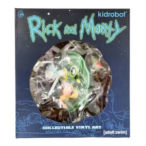 Rick And Morty Medium Vinyl Figure Art by Kidrobot Adult Swim Cartoon Network